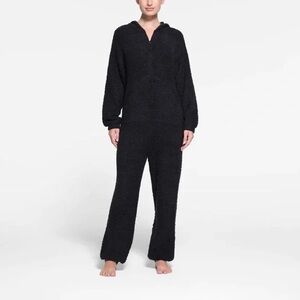 SKIMS Cozy Black Teddy Onesie